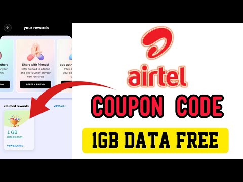 Airtel free data coupon code 