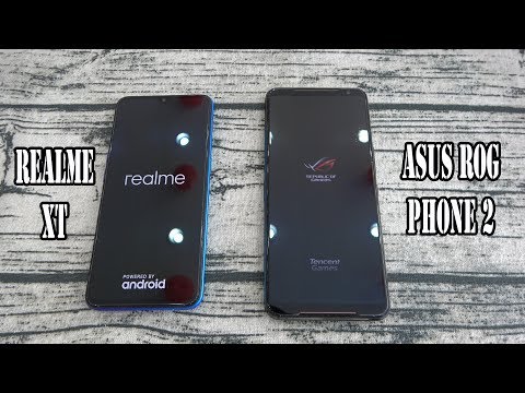 Realme XT vs Asus ROG phone 2   SpeedTest and Camera comparison