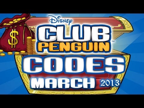 Club Penguin Unlock Item Codes (NEW) March 2013 Must Watch !!!! (HD)