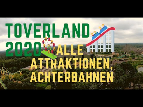 TOVERLAND 2020 ALLE ATTRAKTIONEN, ACHTERBAHNEN