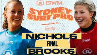 Isabella Nichols vs. Erin Brooks I GWM Sydney Surf Pro presented by Bonsoy  FINAL