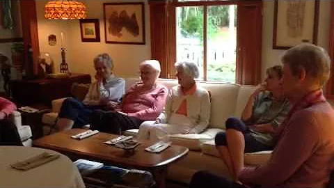 Millie Timmerman and the Spiritual Exercises group