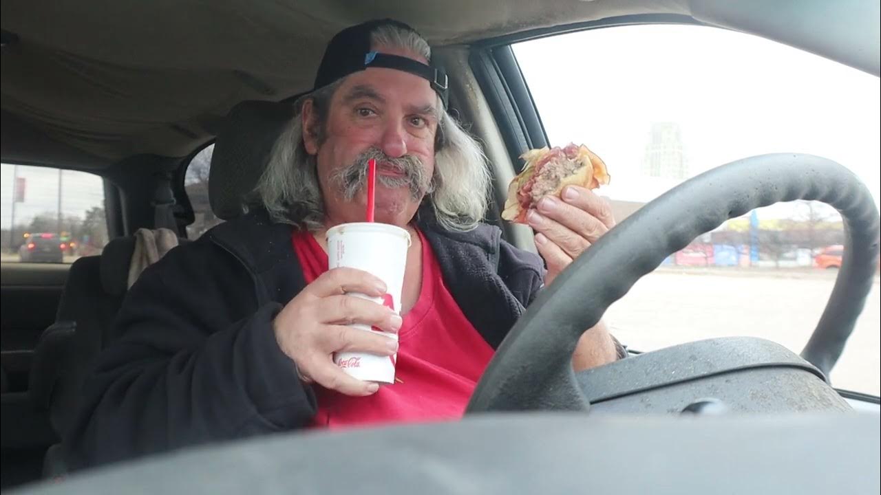 Arby's Big Cheesy Bacon Burger Keto Hack ASMR - YouTube