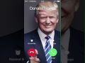 Donald Trump llamando