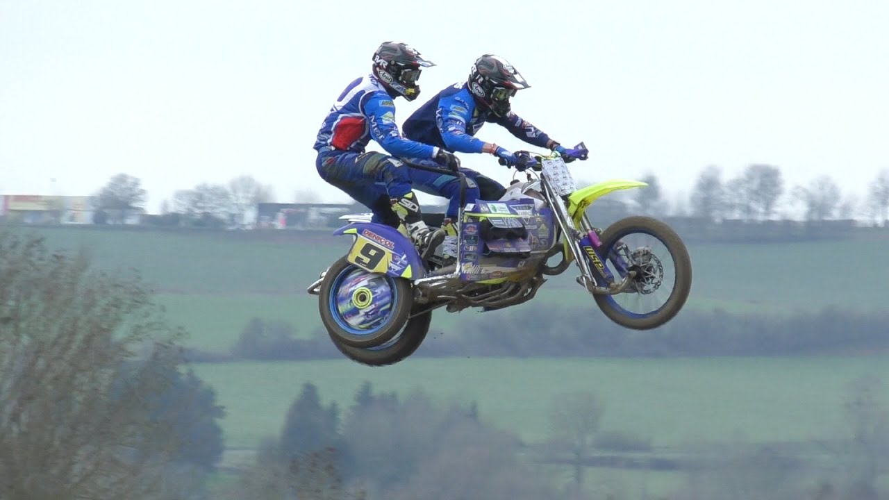 Sidecarteam Sanders/Rostingt training Rozoy-sur-serre France 11/12-02-2023