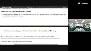 TV School Board Meeting Aug 17 2026 screenshot 4