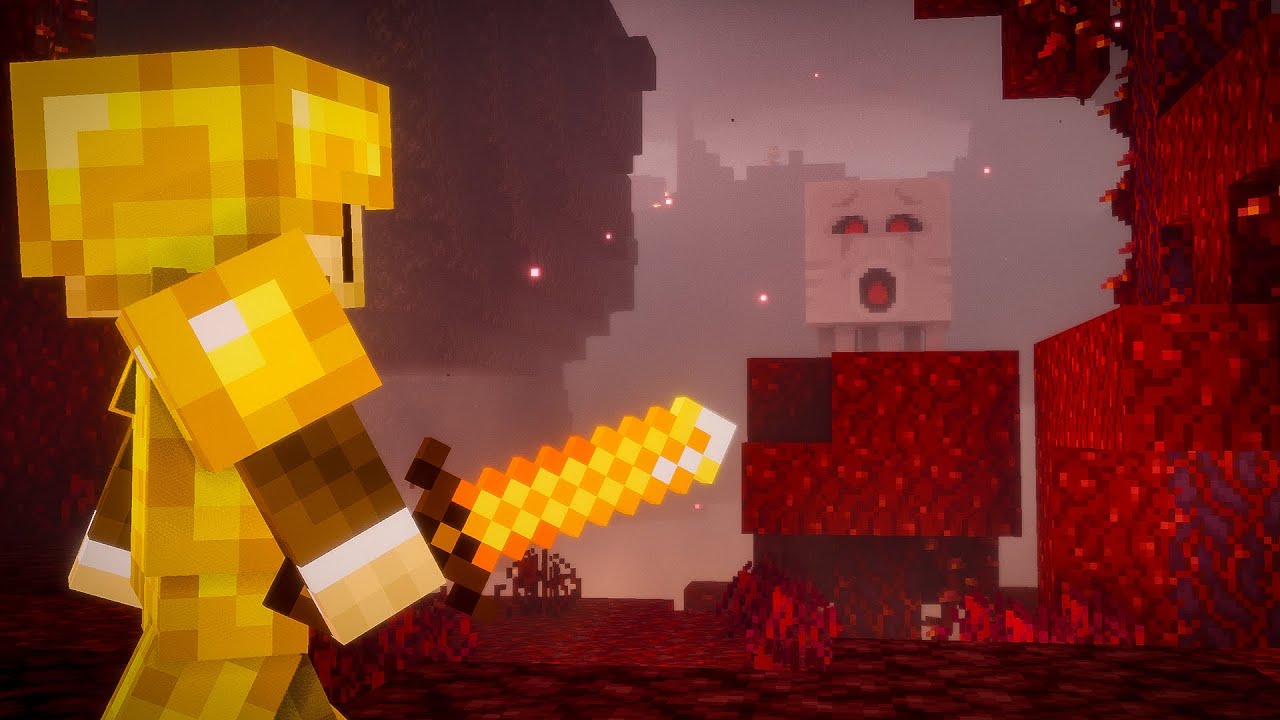 Испытание на выживание только в Нижнем мире Minecraft!