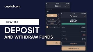 How to deposit and withdraw funds