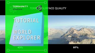 TerraLand WorldExplorer Tutorial - Runtime API for Streaming Terrains from Earth GIS in Unity