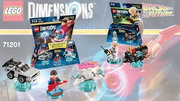 NEW Lego Dimensions Back to the Future & Doc Brown Sets