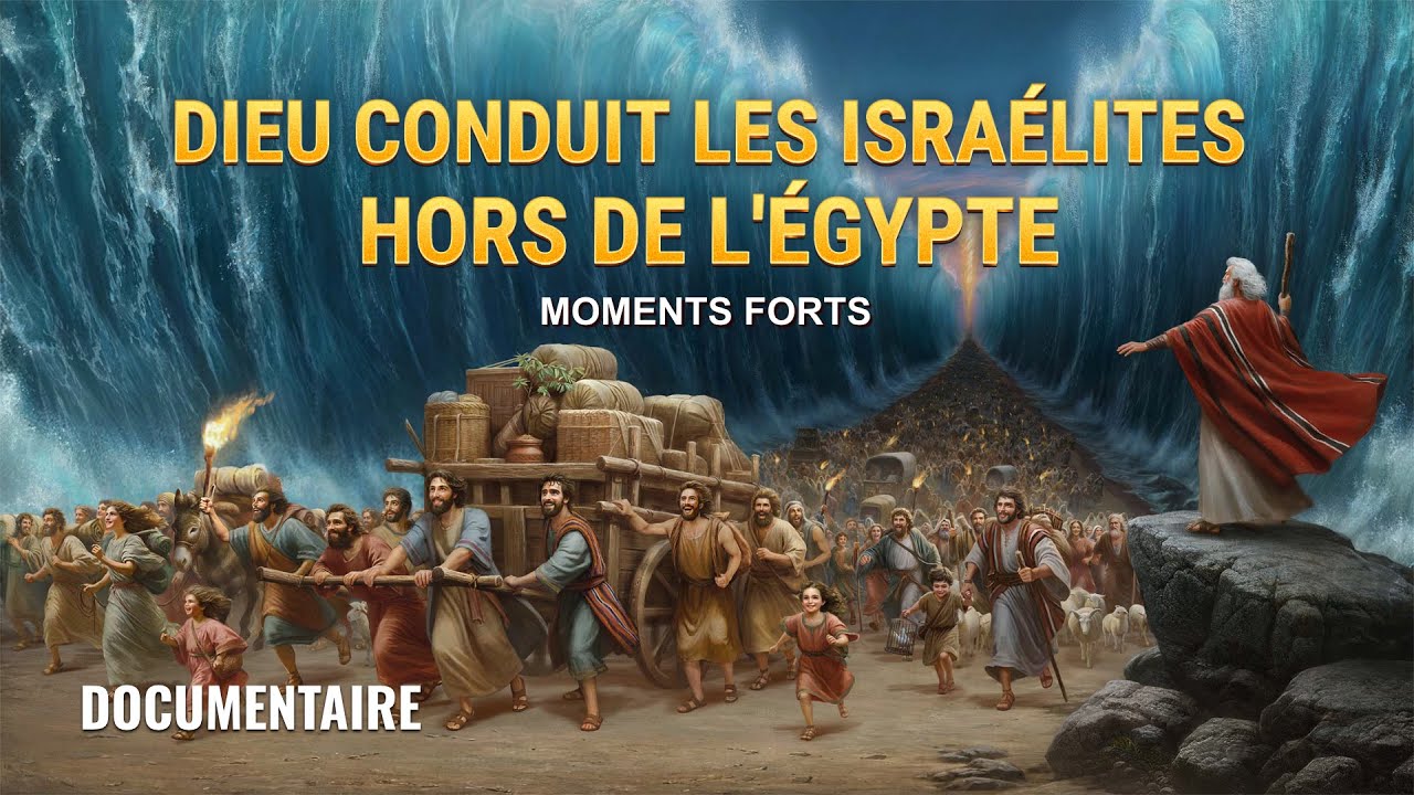 ⁣Dieu conduit les Israélites hors de l'Égypte