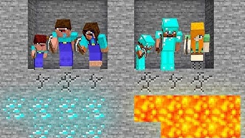 BABY HOW NOT TO DIG TREASURE MINE CHALLENGE! Minecraft NOOB vs PRO! 100% TROLLING FAMILY KID CHILD