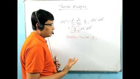 4. Riemannian Metric and Metric Tensors 1 | TENSOR ANALYSIS (243707) | Honours 4th Year Mathematics