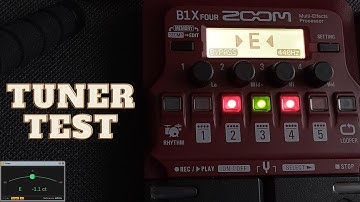 Zoom B1X Four | Tuner