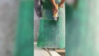 Perfect Fit, Perfect Finish! ✅Professional Fiber Sheet Fit & Cut Work. 🏠🔧#FiberSheet