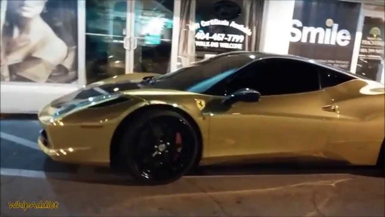 WhipAddict: Exclusive Game's Gold Ferrari 458 Italia