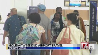 RDU likely to see one of busiest travel weekends since pandemic