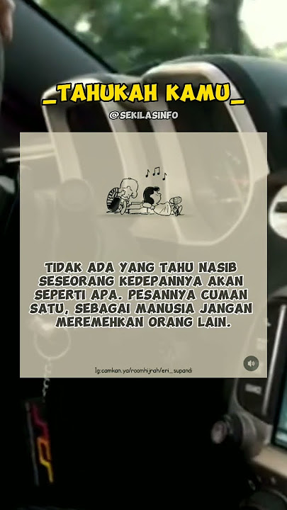 yang suka meremehkan orang lain boleh simak sejenak