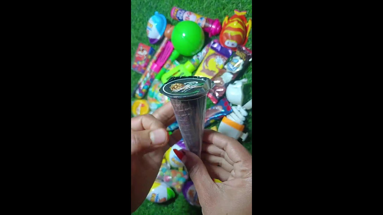 Satisfying video Asmr lollipops candy and chocolate gummy candy unboxing video Asmr