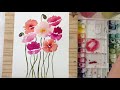Dancing Poppies Watercolor Process Video
