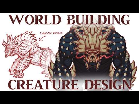 Creature Design - Draconic Apes and Melodic Dinosaurs! thumbnail