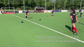 Skillz Hockeysupport - Airforce Aannemencontroleren Van Een Stuiterpass