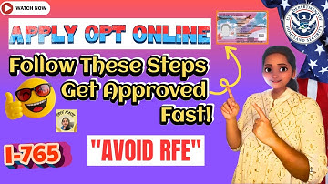 🔥“How to Apply for OPT Online (2026) | Step-by-Step Guide for Students & Avoid RFE” @sreemasti