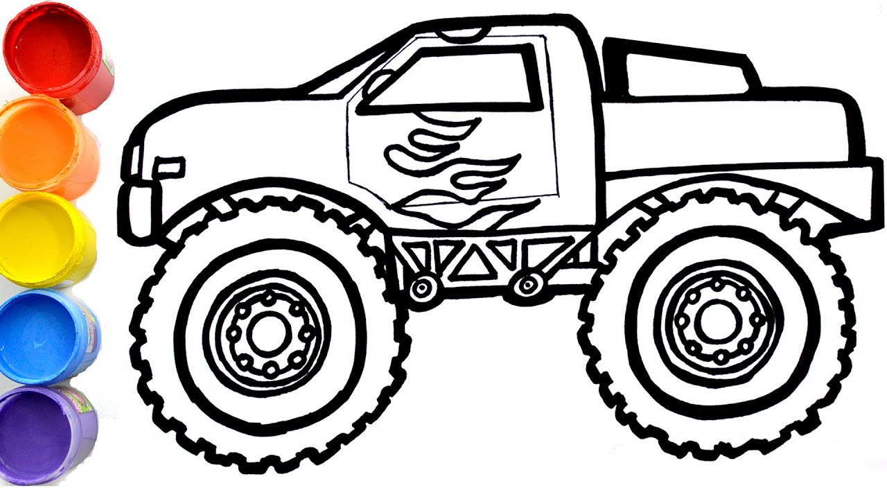 Dibujos de monster truck