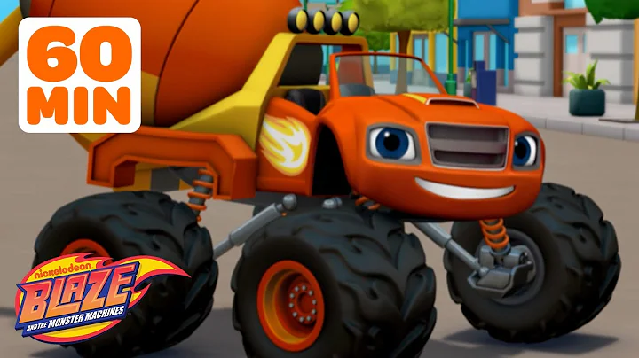 Blaze's BEST Construction Transformations! w/ AJ  | 60 Minutes | Blaze and the Monster Machines