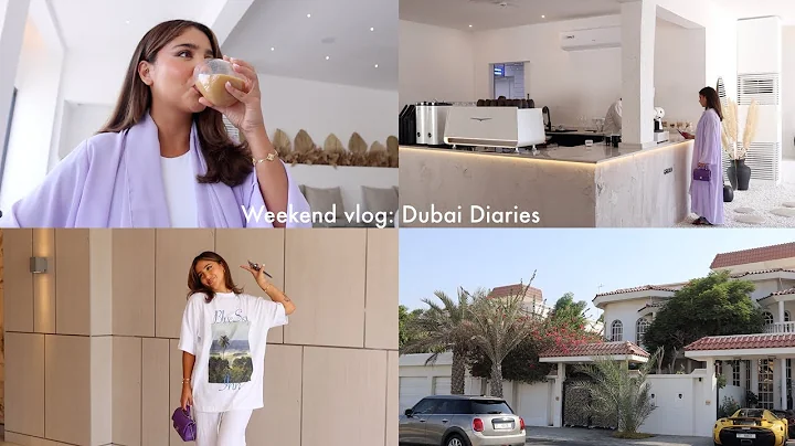 I'M BACK IN DUBAI  weekend vlog *my fave coffee spot, new abaya, dubai mall & burgers*