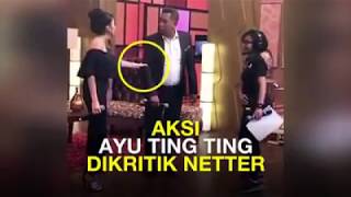 Perlihatkan daleman, ayu ting ting saat break di acara tv