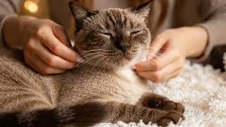 Tiny spa session for the internet’s sleepiest cat 💛