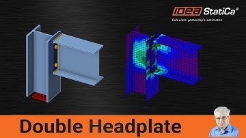 IDEA StatiCa: Double Head Plate Connection Tutorial (2 Methods)