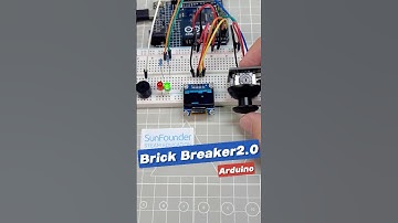 Made a Retro Game with Just an Arduino 😲 #arduino #ultrasound