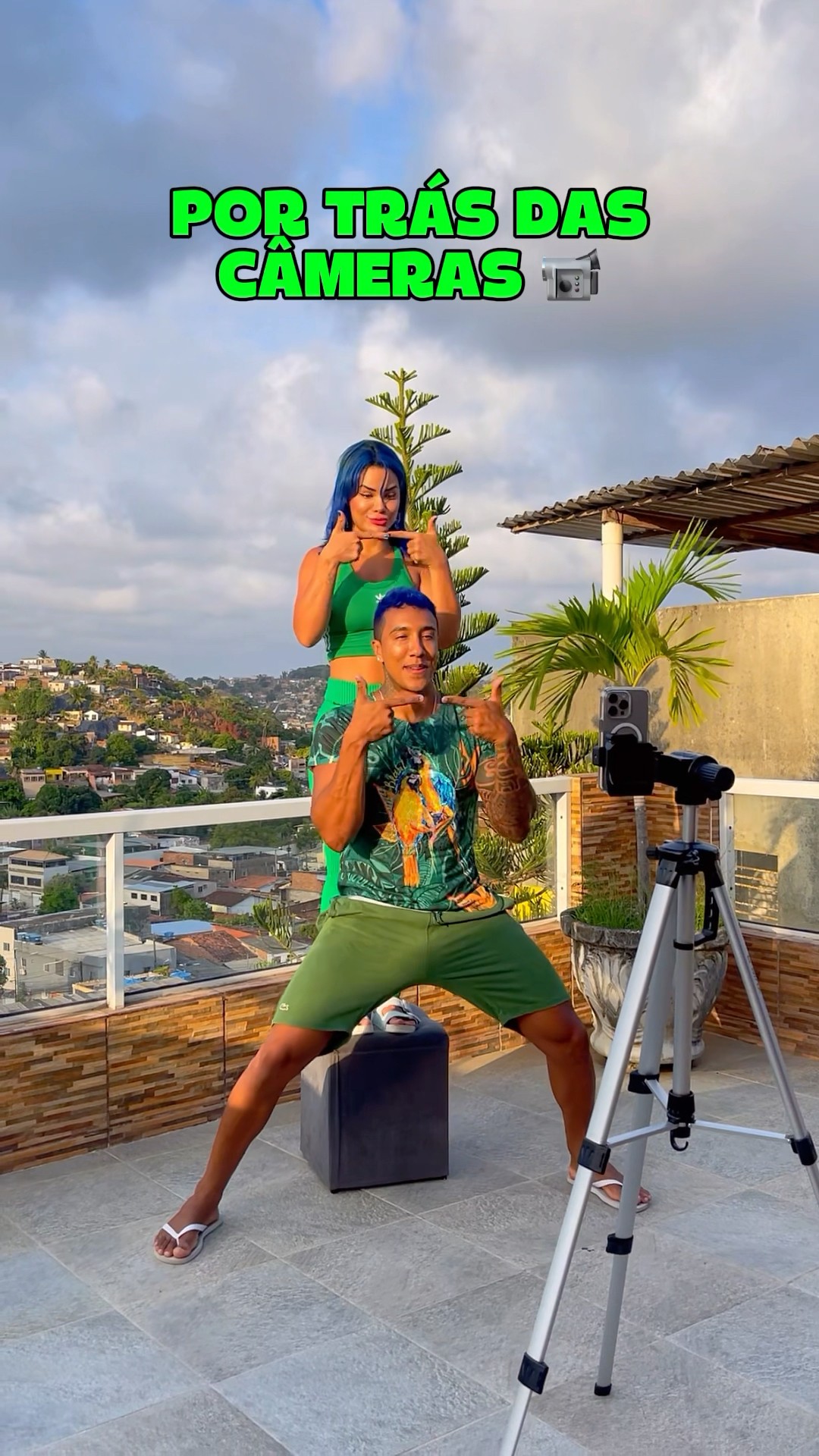 Quem quer o resultado?​⁠@mayca.brasil #backstage #trend #dancer #couple #short #shorts