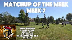 Matchup of the week for week 7!!