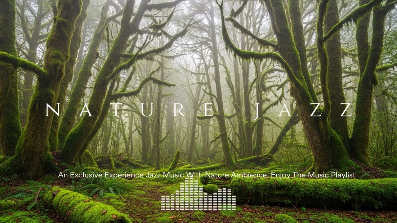 Christmas Jazz Among the Trees 🌲 Soft Winter Forest Ambience