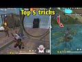 Top 5 new tricks in free fire / New bug - garena free fire #3