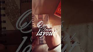 decorating my quotes journal with washi tape and stickers #journaling #aesthetic #cozy #shortvideo