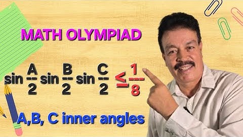 HOW SOLVE TRIGONOMETRIC INEQUALITIES: TECHNIQUES EXPLAINED | MATHEMATICAL OLYMPIAD