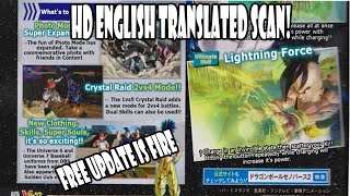 Xenoverse 2 NEW HD DLC 10 Scan English Translation The Free Update Is FIRE!