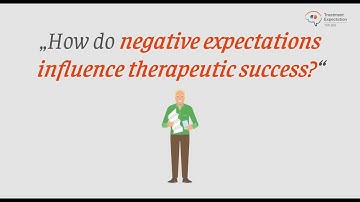 How do negative expectations influence therapeutic success?