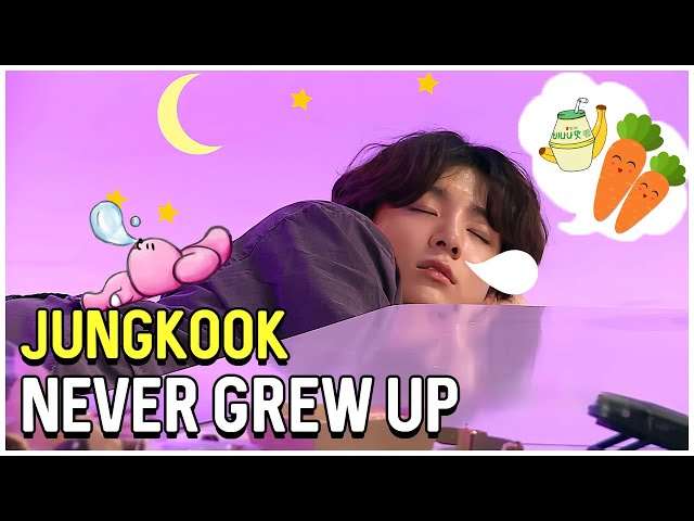 Jungkook Never Grew Up 🐰🍬 class=