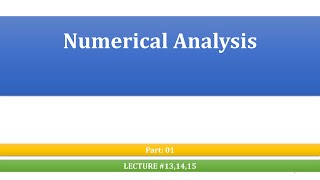 Newton Raphson Method || Numerical Analysis Lecture 13,14,15 part 1