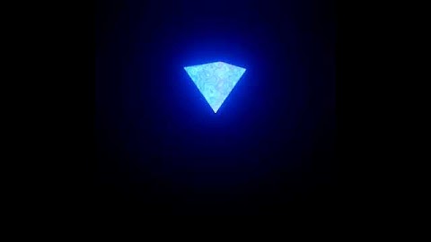 Animated 3D Triangle Rotating 360, Beautiful View