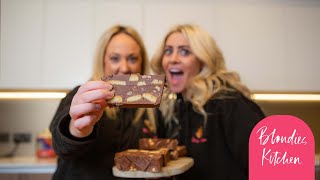 Feelin Festive Chocolate Orange Tiffin Blondies Kitchen Channel
