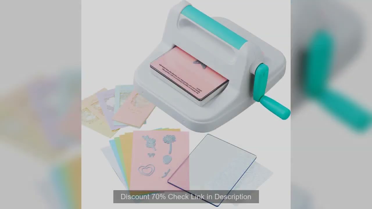 SucceBuy 6/9in Manual Die Cutting Embossing Machine Mini Opening Scrapbooking Handmake Tools for DIY