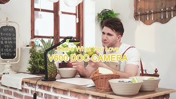Share What You Love with Joyusing V600 4K 30fps Document Camera
