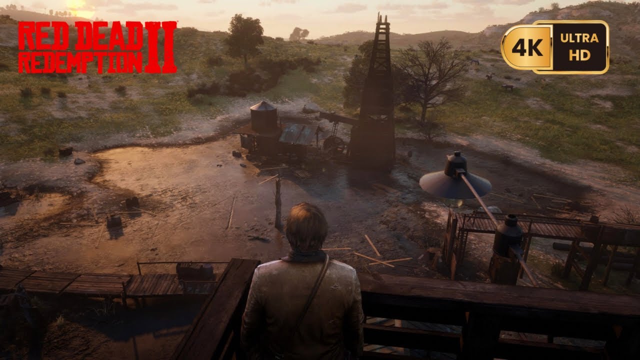 Quiet Night in the Oil Fields – Red Dead Redemption 2 (PS5 4K)
