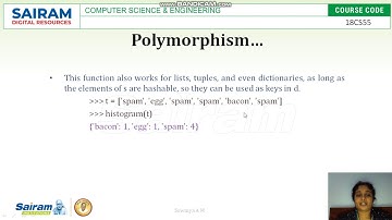 LectureVideo 18CS55 Module4 Classes And Methods 3 Sowmya